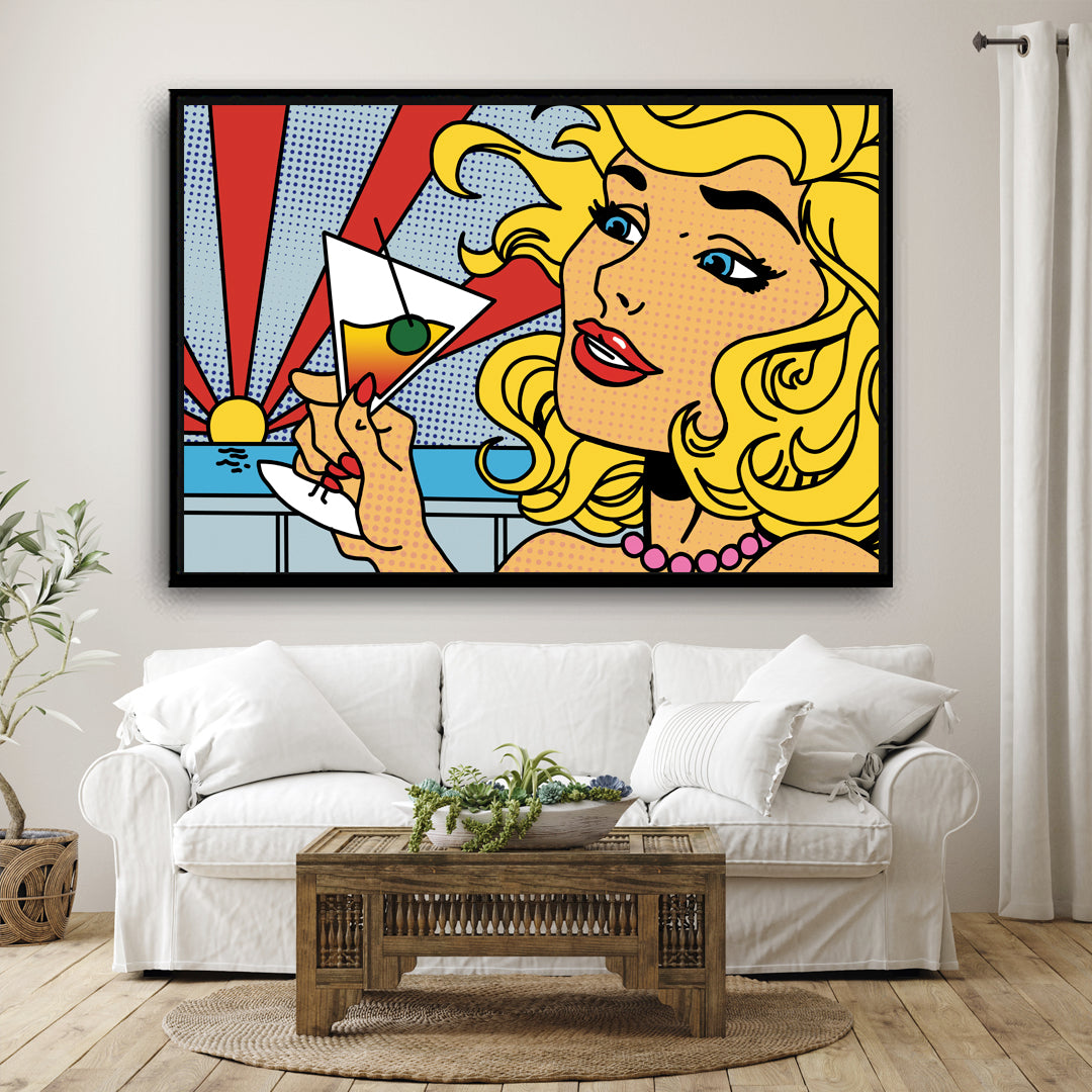 Food Pop Art Canvas