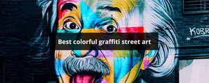 colourful graffiti street art