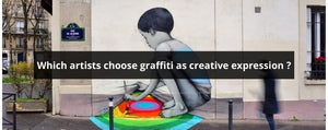 Which artists choose graffiti as creative expression ?