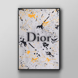 dior logo wall art