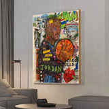 michael jordan art canvas