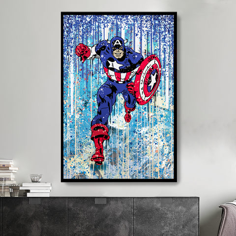 Captain America Canvas Wall Decor