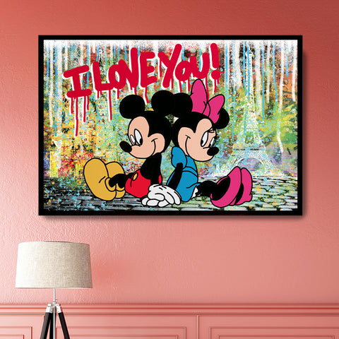 Minnie and Mickey Mouse Disney Chanel Canvas Chanel 