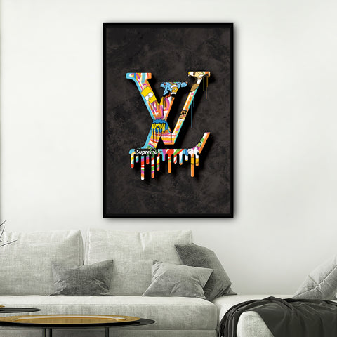 vuitton wall stickers