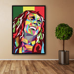 Bob Marley Pop Art Canvas