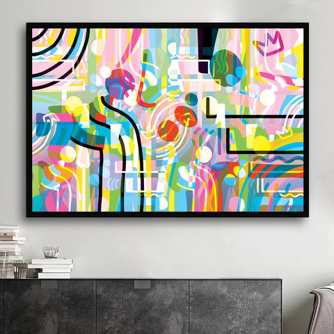 Abstract Pop Art Painting 
