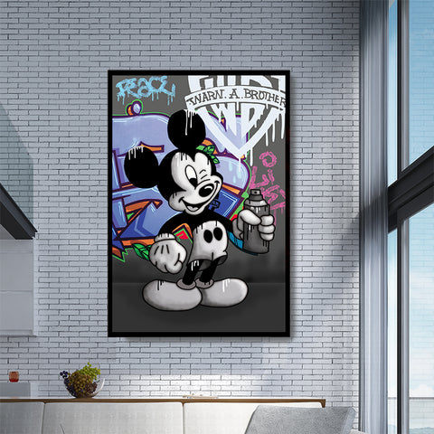 Mickey Wall Art, Splash of Arts
