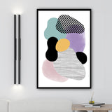 Abstract Colored Minimalist Wall Art