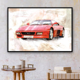 Vintage Ferrari Wall Art