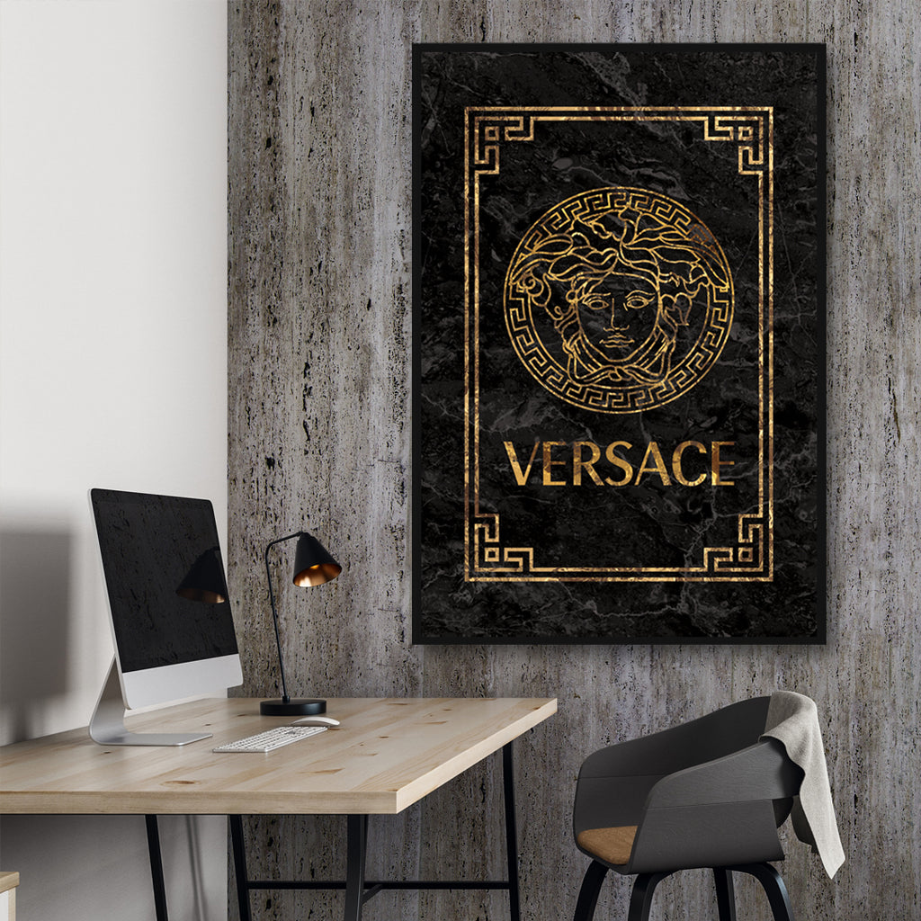 Gold Versace Canvas - Best Fashion Wall Art
