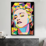 Madonna Canvas Framed Pop Art