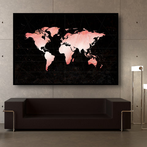 World Maps Wall Art 