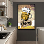 craft beer wall art