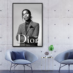 Asap Rocky Dior canvas