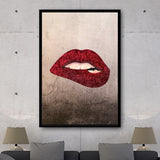 Wall Art Red lips 