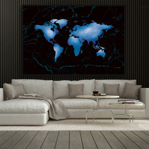 best world map wall art