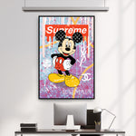 Disney Mickey Chanel Wall Art