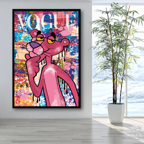 Pink Panther Wall Art, Splash of Arts