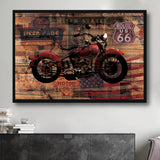 Vintage Motorcycle Wall Art