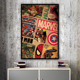 Vintage Avengers Wall Art
