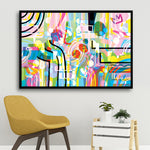 Abstract Pop Art Painting Canvas