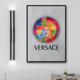versace logo canvas art