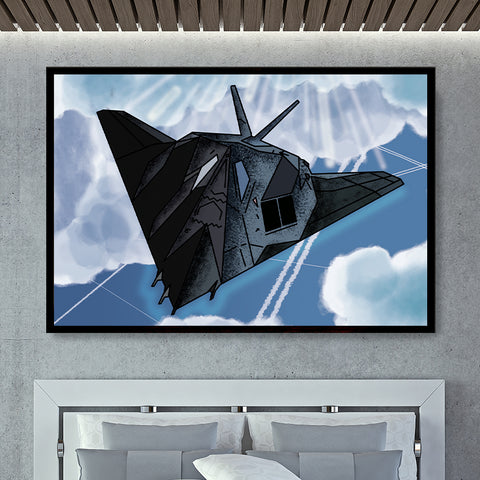 Fighter Plane Canvas Wall Art