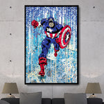 Captain America Avengers Wall Art