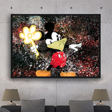 Mickey Mouse Banksy Wall Art