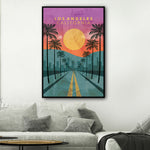 los angeles canvas painting