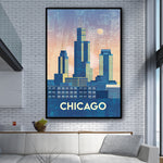 Vintage Chicago Wall Art
