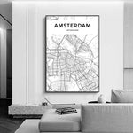 amsterdam map art