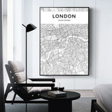 london map canvas wall art 