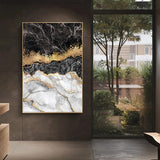marble wall art framed