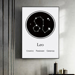 Leo Constellation Wall Art