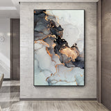 black and white marble wall art