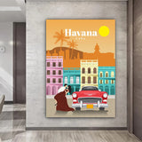 havana wall art canvas