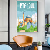 istanbul city wall art