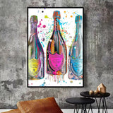 champagne color wall art