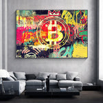 bitcoin pop art