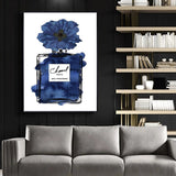 high fashion home blue & gray wall art