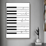 piano player bar wall art