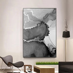 Abstract Marble Wall Art