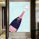 champagne wall art