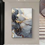 abstract marble wall art