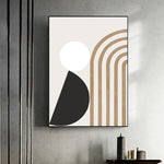 minimalist line art canvas