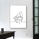 piano music wall art