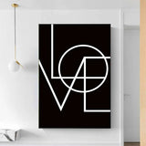 Black Love Wall Art For Bedroom