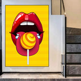 lollipops wall art