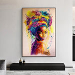 african american woman canvas art